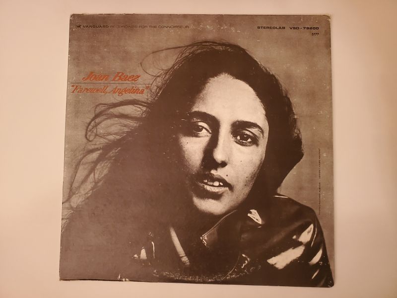 Joan Baez Farewell Angelina vinyl record